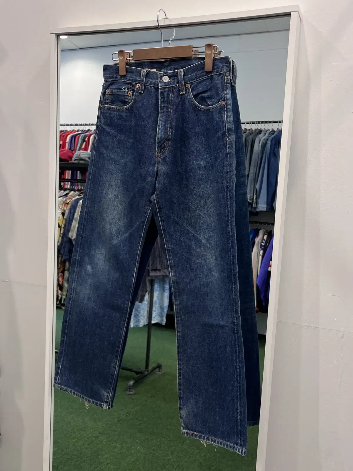 90s Levis 리바이스 LVC 502xx 셀비지 데님 팬츠 (28)